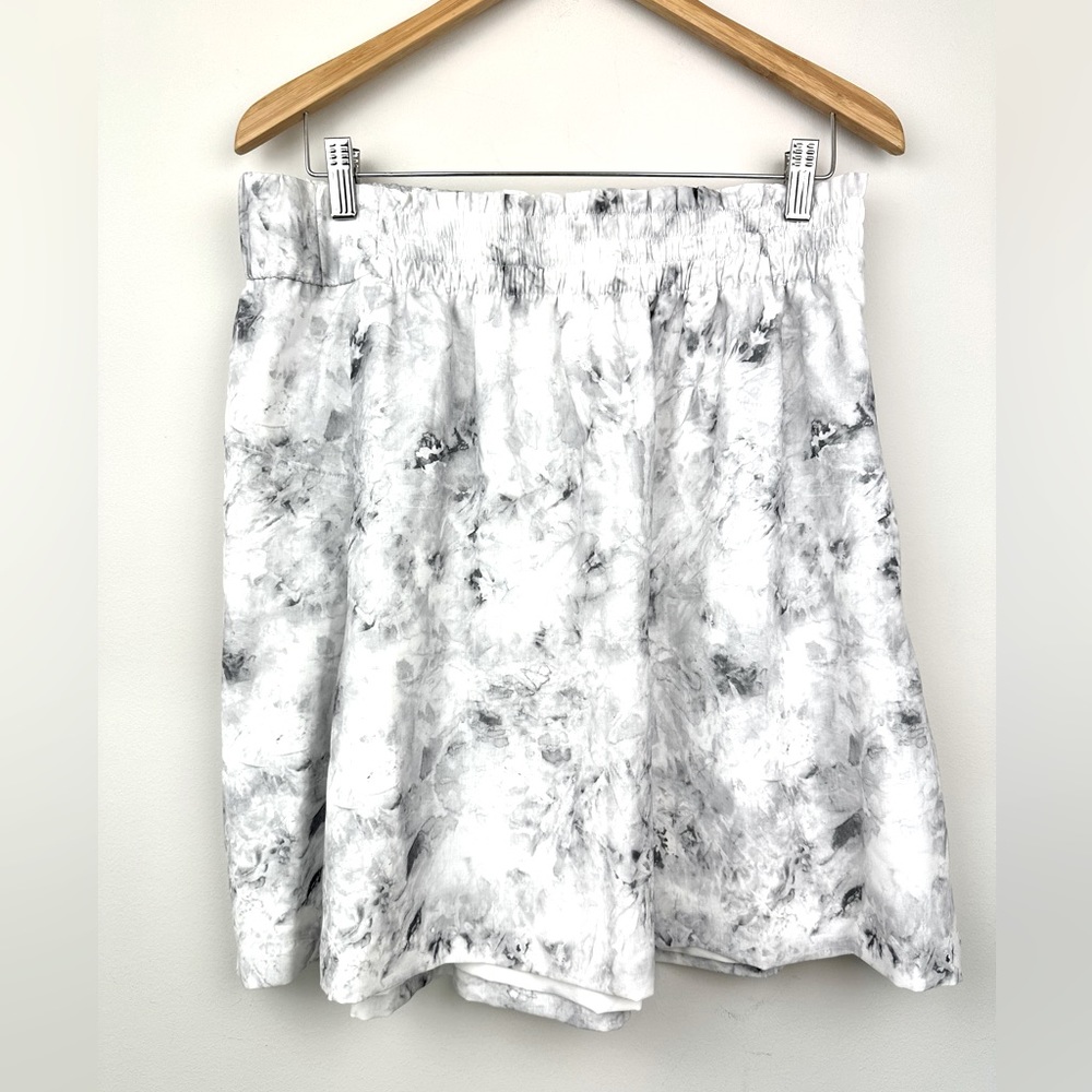 Lululemon Lightweight Pull-On Super-High Rise Midi Skirt Aquila Rhino Grey sz 12